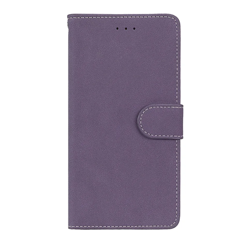 Ретро матовый чехол для телефона hoesjes чехол для LG K7 Dual SIM X230 книга флип Чехлы TPU Capas для LG K7() X230Z полный корпус - Цвет: Фиолетовый