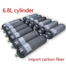 AC168 акваланг Pcp бак 6.8L CE 4500 Psi цилиндр воздушный шар из углеродного волокна со сжатым воздухом подводный пистолет Дайвинг цилиндр Acecare