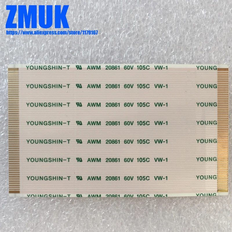 Brand New AWM 20706 20861 105C 60V VW-1 Ribbon Flex FFC cable For YOUNGSHIN