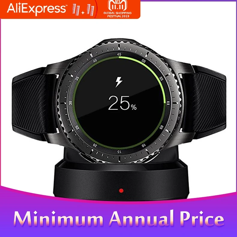 Беспроводное зарядное устройство BEESCLOVER для samsung gear S3 S2 R732 R770 Смарт-часы зарядная Базовая док-станция