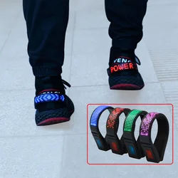 Luminoso juguete Clip luz para zapatos de carga USB a prueba de agua al aire libre correr de noche seguridad en ciclismo de advertencia LED magia Clip de zapato