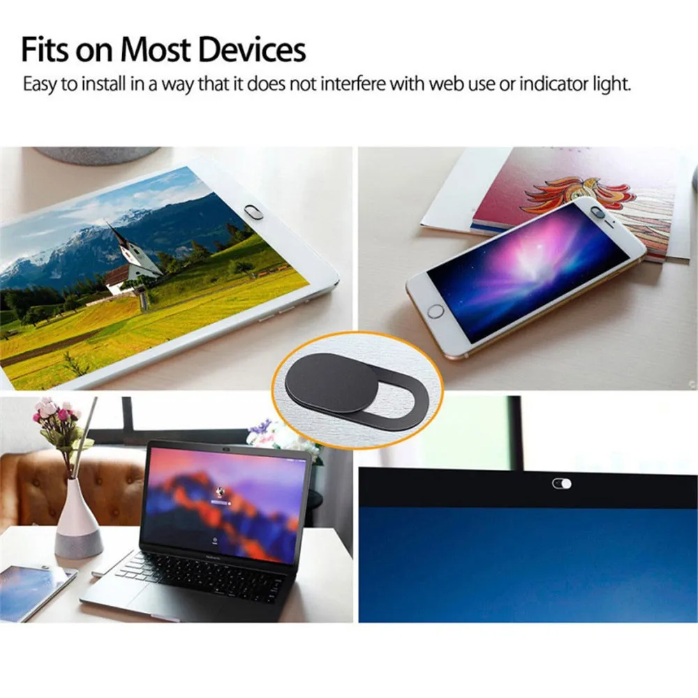 Крышка веб-камеры для MacBook ноутбука iPad ПК планшета затвор Магнитный слайдер пластиковый универсальный антишпионский чехол для камеры стикер конфиденциальности