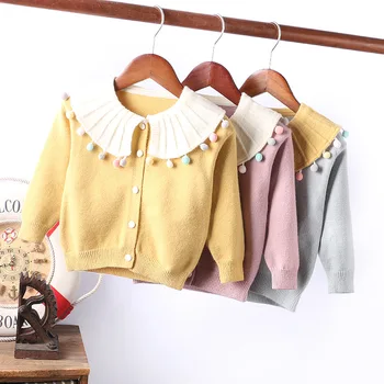 

Toddler Sweater Girl Winter Clothes Cardigan Kids Jackets Children Cute Sweater Baby Girl Knit Sweater Cardigan