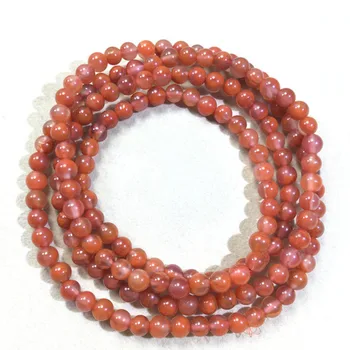 

Natural southern red agate multi-circle bracelet
