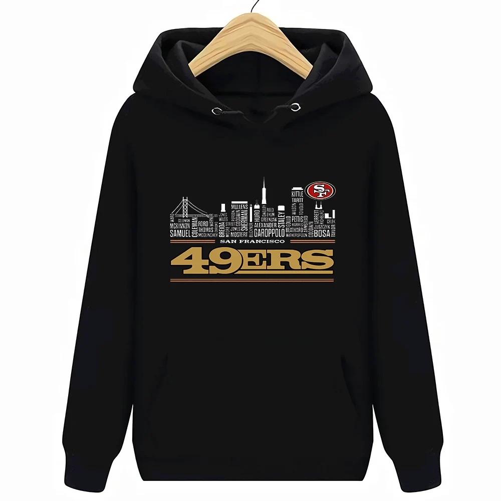 Футболка 49Ers City Street Harajuku - Цвет: Hoodie black