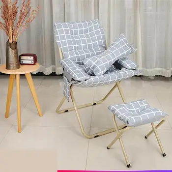 

Creative lazy couch chair single home balcony net red lounge chair removable folding student dormitory computer chair