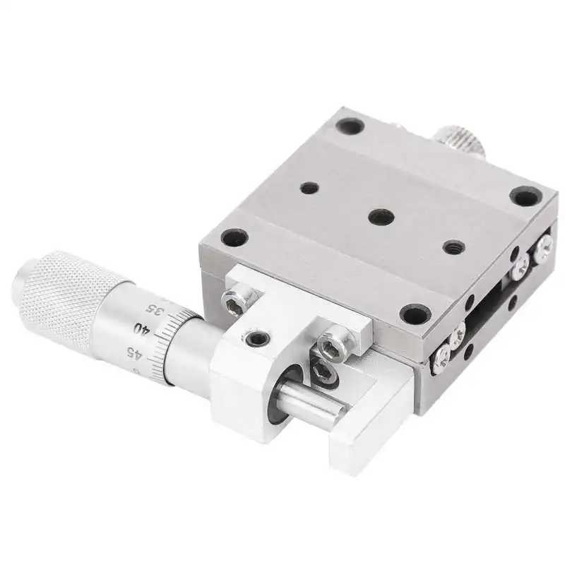 MXG‑S40 Linear Roller Bearings Accurate Manual Stage Linear Translation Sliding Table Motion Fine‑Tuning Tool