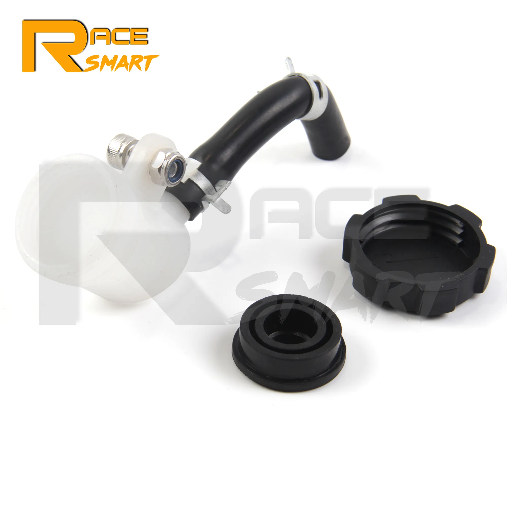 AdeLin Motorcycle Plastic Brake Clutch Master Cylinder Fluid Reservoir Tank Oil Cup Universal For HONDA YAMAHA KAWASAKI SUZUKI