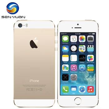 

Original Apple iPhone 5s Unlocked 16GB / 32GB/64GB ROM 8MP Camera 1136x640 pixel WIFI GPS Bluetooth Cell phone multi language