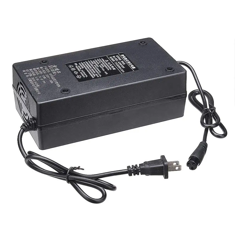USPlug 73V 20S зарядное устройство Lifepo4 литий-ионный Железный фосфат Светодиодный индикатор для 60V 5A электровелосипеда мотор для электровелосипеда