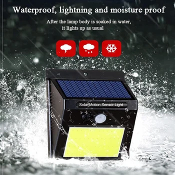 

2pcs/Set 48 LED Outdoor Solar Light PIR Motion Sensor Wall Light Waterproof Solar Lamp Powered Sunlight Garden Street Light