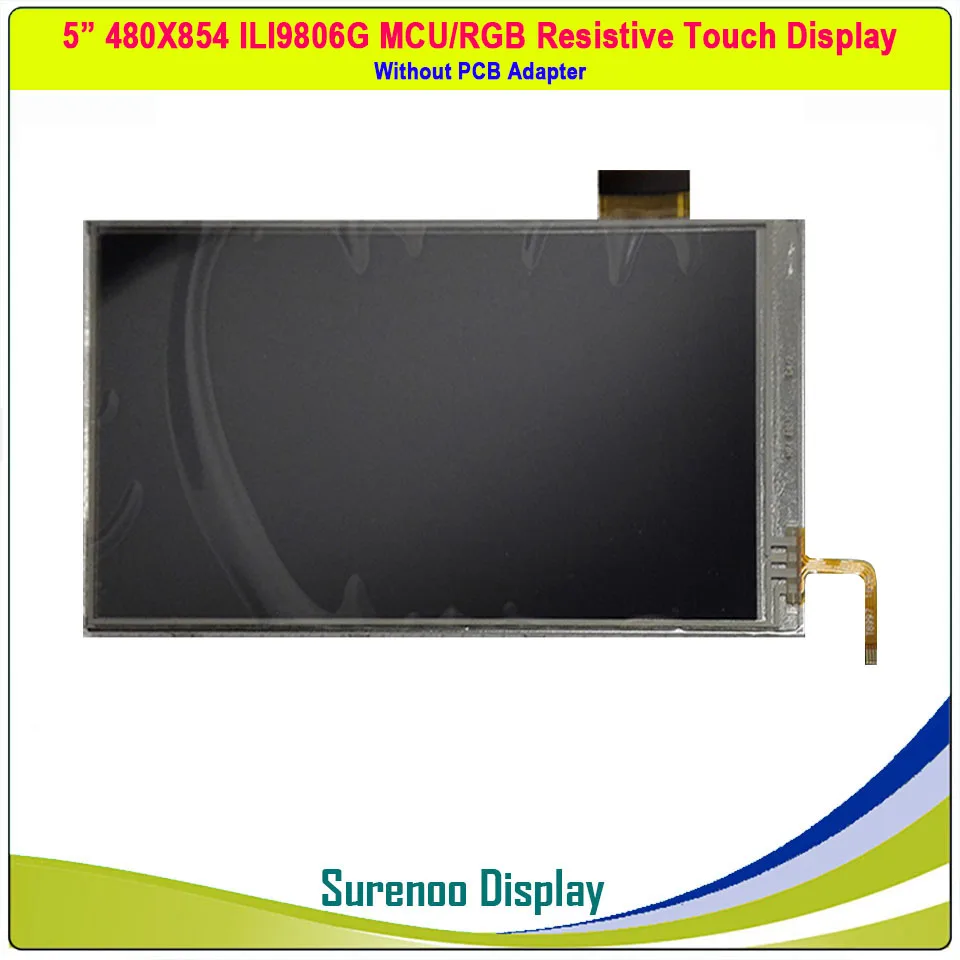 Model A2-L 5,0 дюймов 480*854 ILI9806G 16 м HD емкостный резистивный сенсорный ips TFT ЖК-модуль экран дисплей Панель MCU RGB - Цвет: Model A2-L