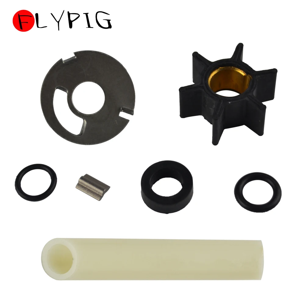 

Water Pump Impeller Kit For Mercury 4 4.5 7.5 hp 5595532 4107220-5595531 5595532 4131610 - 5226934 Driveshaft 47-89981T1