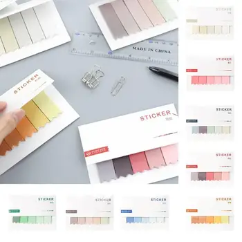 

DIY Gradient Color Creative Office Novelty Sticky Notes Supplies Page Index Post Stickers School Stationery Planner Office B6Q3