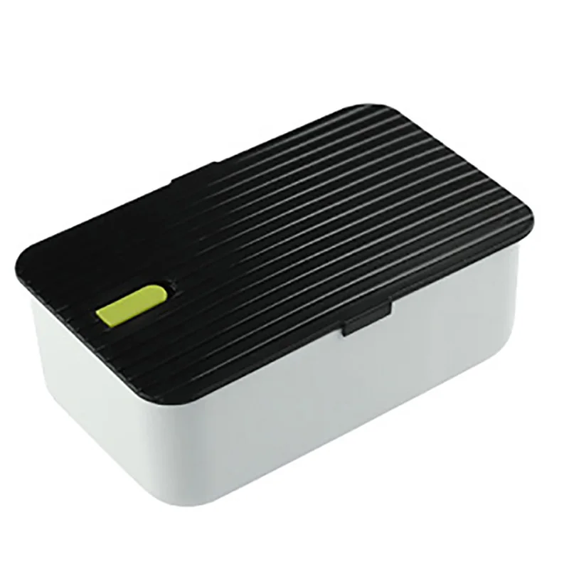 buy 1000ML Microwave Lunch Box Simple Portable Sealed Leakproof Food Storage Container Anti Fall Adult Office Fruit Bento Box