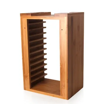 

Desk Bamboo Storage Kit For PlayStation 4 Slim/Pro Multi Functional CD Storage Rack Multi-functional Storage Kit