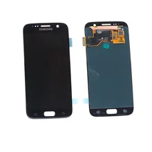 5,1 ''ЖК-дисплей для SAMSUNG Galaxy S7 G930 G930F кодирующий преобразователь сенсорного экрана в сборе с рамкой без ожога