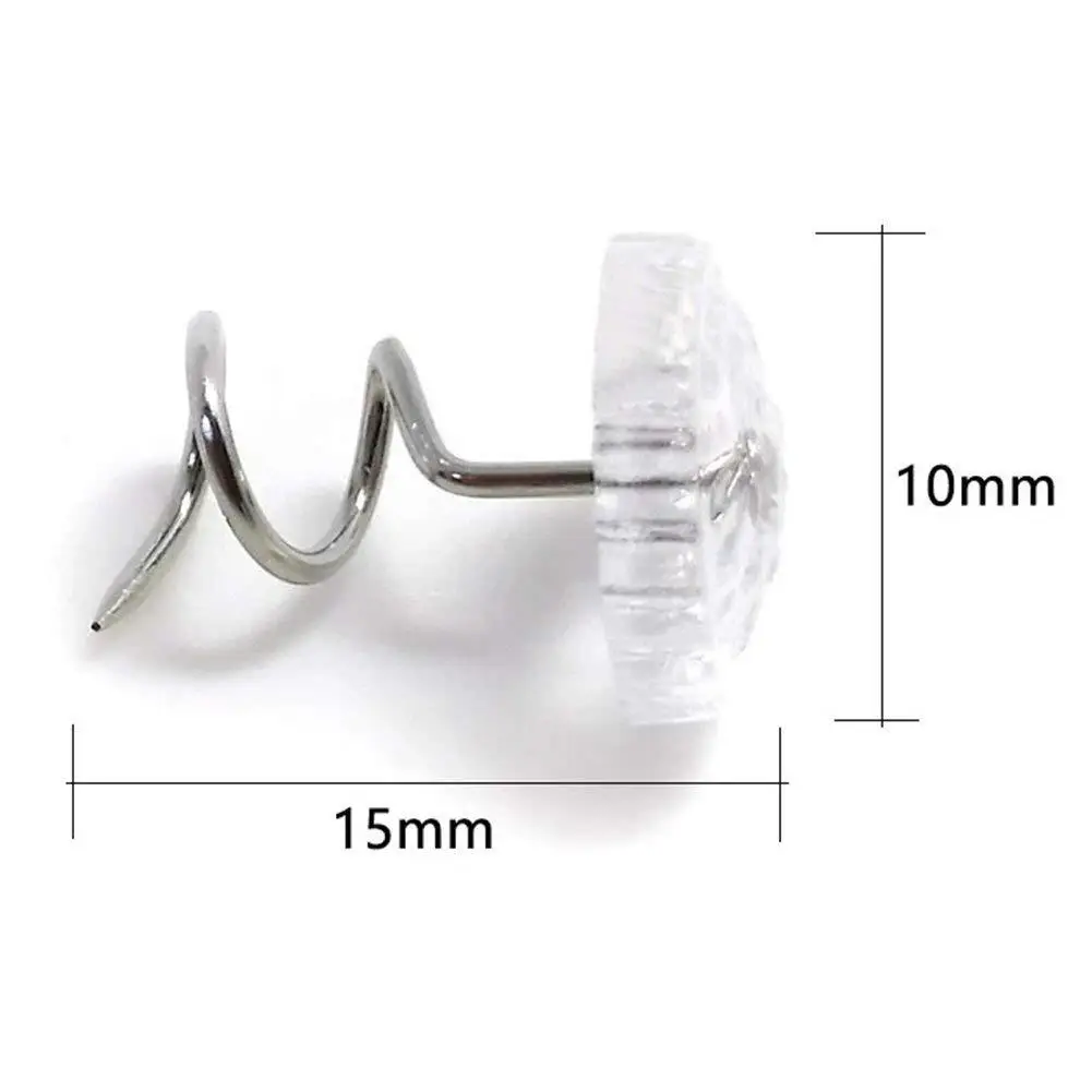 Manufacturers Direct Selling Transparent Plastic Screw Shilly Nail Sofa Bed Skirt Fixed Useful Product Shilly Nail