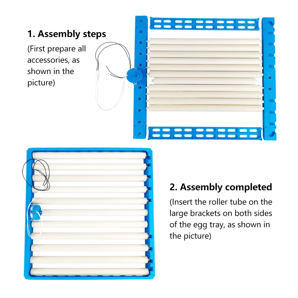 Egg Incubator 360&deg; Automatic Rotary Egg Tray 70-108 Eggs Incubator 220V Chicken Duck Goose Quail Egg Tray Tool Poultry Supplies