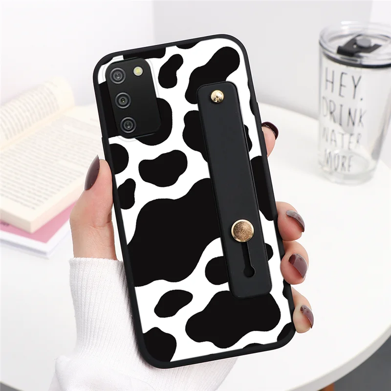 silicone case samsung Dây Đeo Cổ Tay Silicone Mềm Khủng Long Dễ Thương Trường Hợp Dành Cho Samsung Galaxy Samsung Galaxy A02s Một 02 S Ao2s Tay Giá Đỡ Đứng Dành Cho một 02 S 6.5" silicone cover with s pen Cases For Samsung