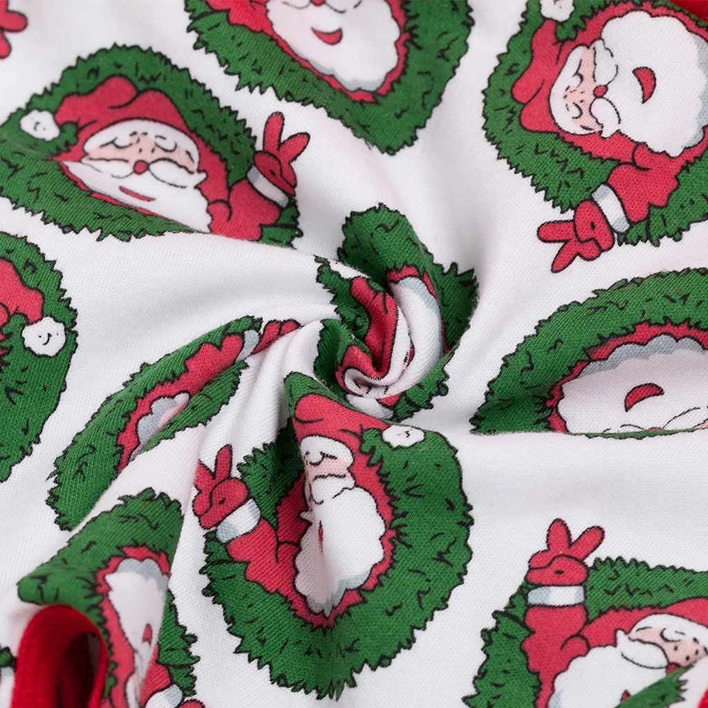 Рождественская одежда для малышей зимние комплекты из 4 предметов комбинезон с принтом Санта Клауса, платье-пачка новогодние вечерние комплекты одежды для маленьких мальчиков и девочек, 19Sep