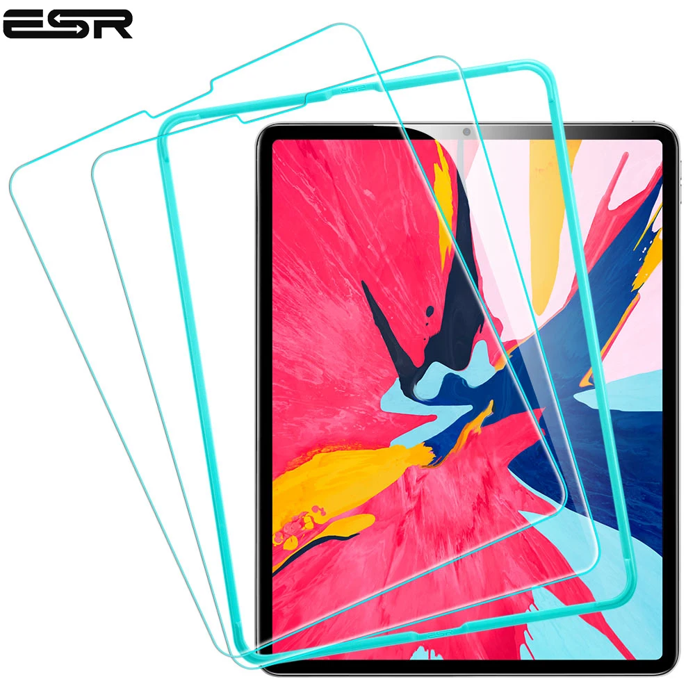 ESR Защита экрана для iPad Pro 11 аппликатор Закаленное стекло пленка протектор экрана планшета для iPad выпуск