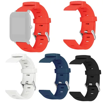 

Sport Silicon Replacement Wristband Strap For Huami Amazfit Bip Youth Lite Watch adjusted to different length 4 Colours