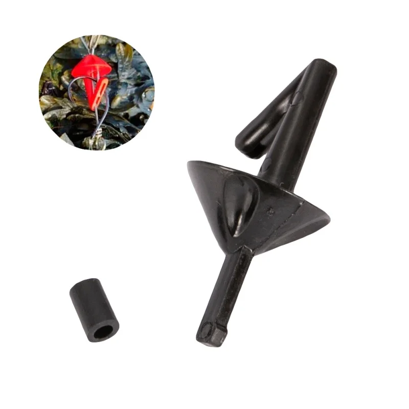 

20 PCS Fishing Bait Impact Pulley Shield Bait Sea Fishing Bait Holder Clip Shields Sea Fishing Rig Hook Holder ZT08