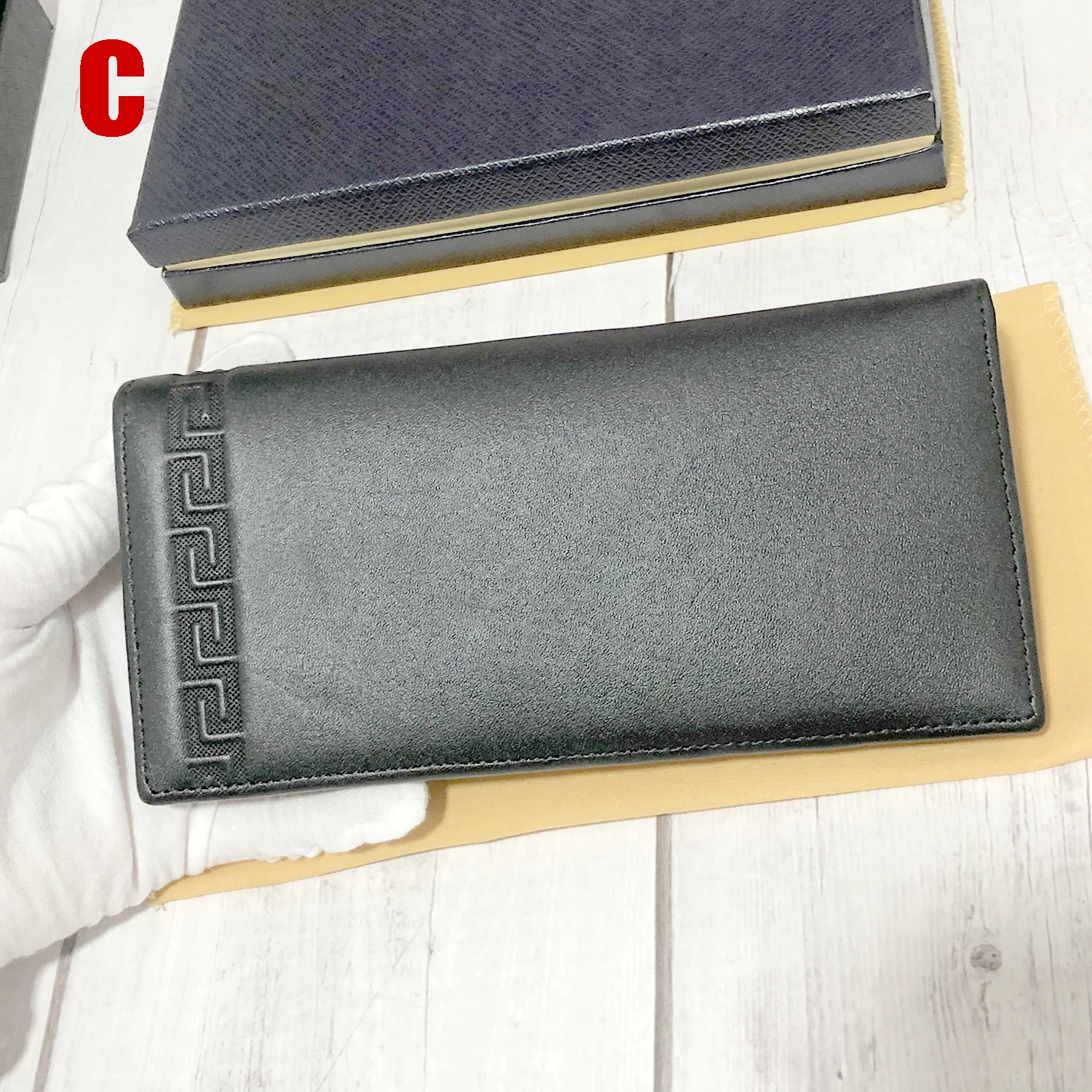 Luxury Men's Long Wallet MB Purses Genuine Leather  Designer Wallet  MHB09