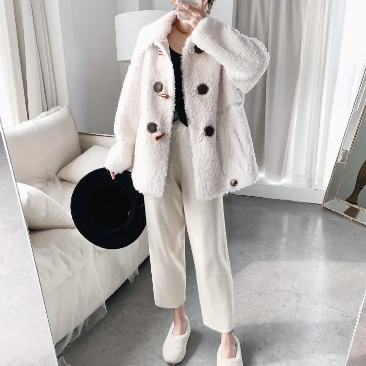 Real Fur Coat Women Wool Jacket for Women Clothes Korean Winter Coat Women Abrigos Mujer Invierno YY921