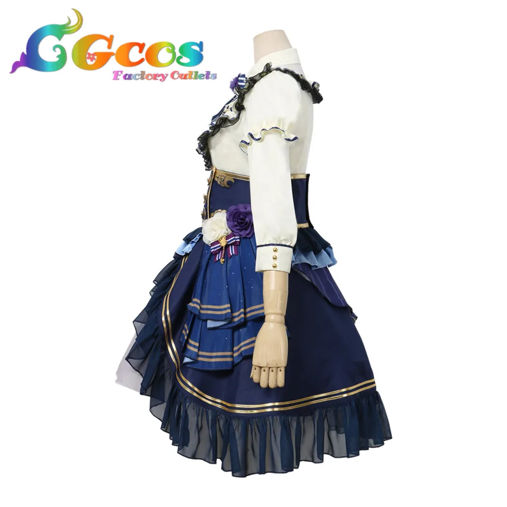CGCOS Косплэй костюм Bang Dream! Благородная Роза Минато юкина платья одежда Униформа Рождество Хэллоуин CG561
