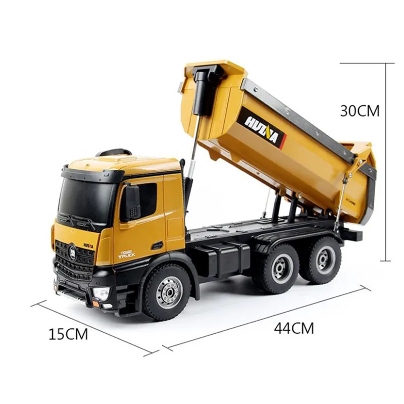 Multi-Functional Dump Truck 2.4G 6WD 5KG Loading Large Size With Loading Auto Un-Load Lifting Engineering Vehicle Long Time Used 6