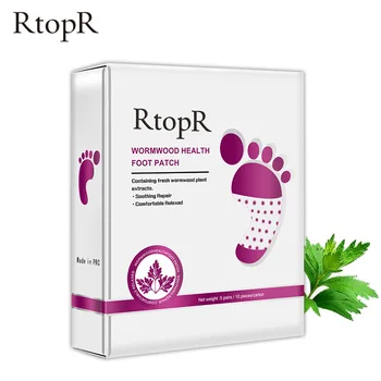 

1 Box Wormwood Health Foot Patch Improve Sleep Quality Organic Detox Beauty Slimming Feet Cleansing foot care dropshipping
