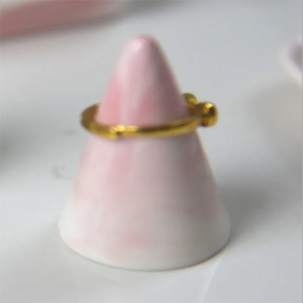 pink Ring buckle Homies розовое керамическое кольцо Ювелирная стойка для показа держатель формы конуса Органайзер серьги ожерелье ювелирные браслеты и кулоны - Цвет: pink Ring buckle