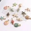 Nice Conch Sea Shell Charms Ocean Pendants Starfish Anklet Bracelet Necklace DIY Handmade Accessories Craft 10/13Pcs ► Photo 3/6