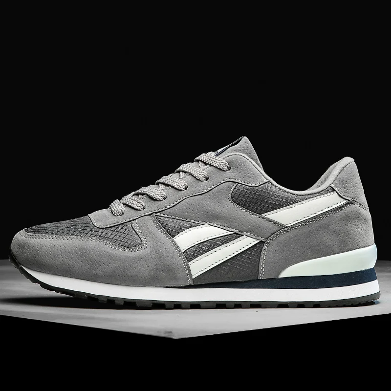 

New Trend Big Size Running Shoes Men Sneakers Women Breathable Air Mesh Shoes Outdoor Male Walking Shoes Blue/Gray Sport Shoes