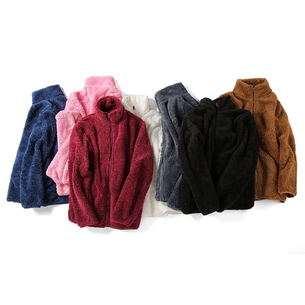 Abrigos mujer invierno chaqueta hombre осенне-зимнее уличное утепленное флисовое спортивное пальто на молнии со стоячим воротником