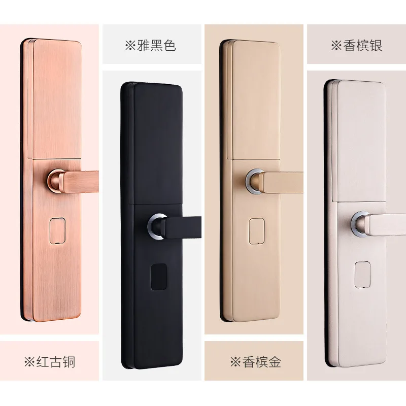 

Wei er de Smart Lock Slider Feature Electronic Smart Anti-Theft Fingerprint Password Key Smart Card Unlocking
