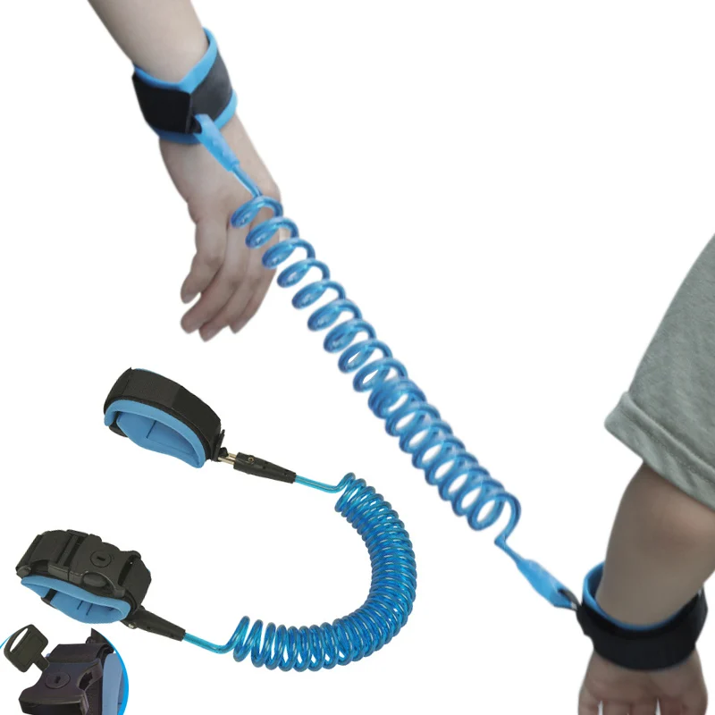 Adjustable Kids Safety Anti-lost Link Band Children Belt Walking Assistant Baby Walker Wristband High Quality