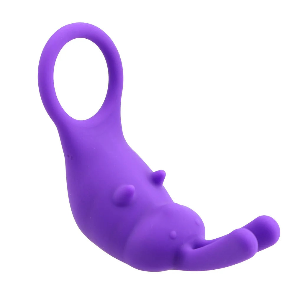 Vibrating Male Delay Ring For Clitoris Stimulation And Pleasure_voghion.com