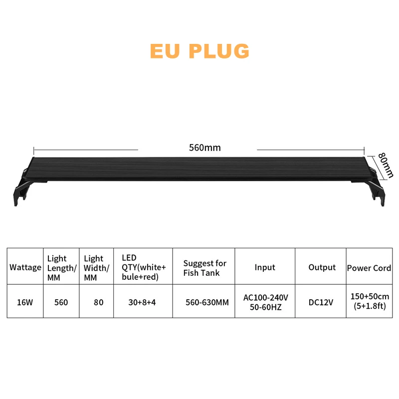 EU PLUG 56CM