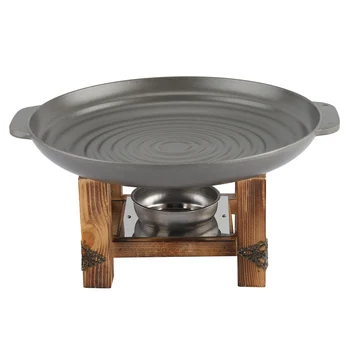 

Non Stick Grill Plate Barbecue Skewers Chafing Dish Party Buffet Pan Cookware Cookware Camping Tool Heat Resistance