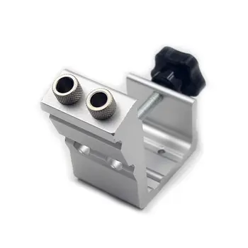 

Wood Dowel Hole Drilling Guide Jig Drill Bit Woodworking Positioner Locator Kit 72XD