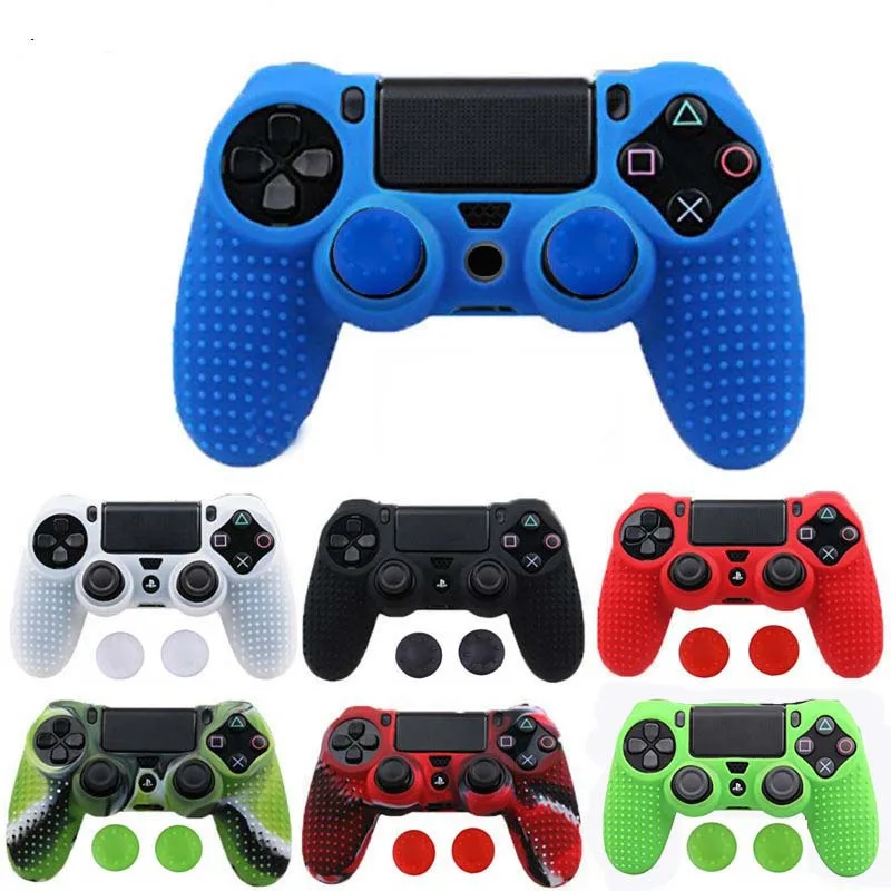 

Soft Silicone Gel Rubber Case Cover For SONY Playstation 4 PS4 Controller Protective Skin Case For PS4 Pro Slim Gamepad cover
