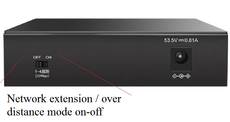 MCU PoE 스위치, PoE 카메라 또는 AP 네트워크 스위치용 세트, 플러그 앤 플레이, 5 포트, 4 포트, 43W, 1000Mbps, IEEE802.3af, 15.4W RJ45 포트