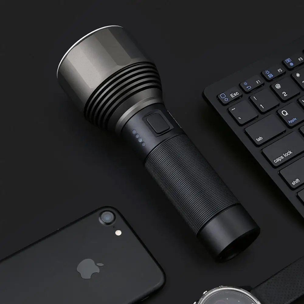 Xiaomi Youpin NexTool перезаряжаемый светильник-вспышка 2000лм 380 м 5 режимов IPX7 водонепроницаемый светодиодный светильник тип-c фонарь для кемпинга