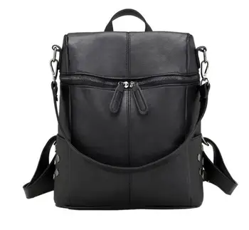 

Hot 2020 Large Capacity Shoulder Bags Vintage Women Backpack Leather Pu School Backpacks For Teenage