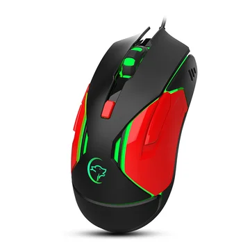 

YWYT G837 Optical Wired Gaming Mouse 4 Adjustable DPI 3200DPI USB Gaming Mouse with Colorful Breathing Light