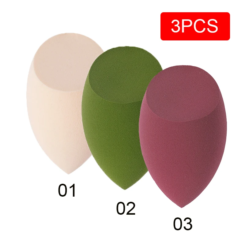BT-3GELS-01 ROSALIND 3 шт. спонж для макияжа Пудра основа Основа щетки форма капли воды губка инструменты аксессуары для косметики - Цвет: BT-3GELS-01
