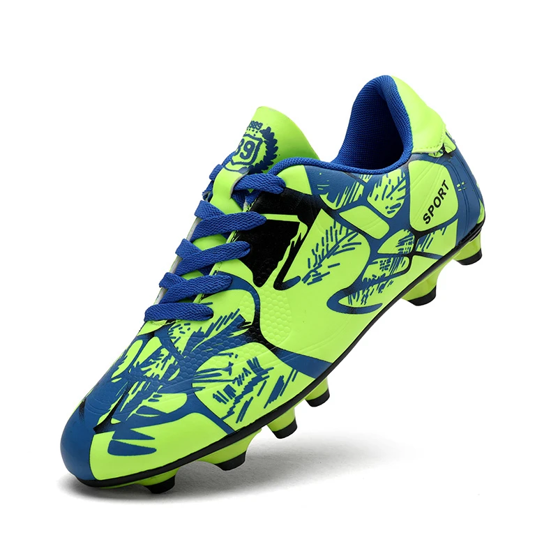 Обувь для футбола мужские летние дышащие кроссовки легкие футбольные ботинки для мальчиков спортивная обувь с шипами противоскользящие футбольные ботинки